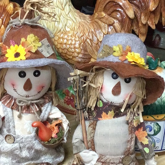 SCARECROWS🌻Shelf Sitters Set🌻NEW🌻FarmHouse🌻Cabin Decor🌻 - Picture 2 of 7